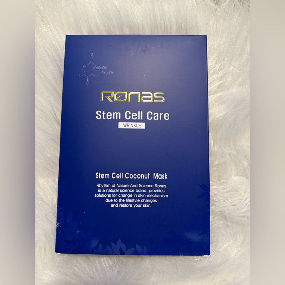 RONAS Stem Cell Wrinkle+Coconut+Mask 30g x 5sheets Esthetician Special K-beauty